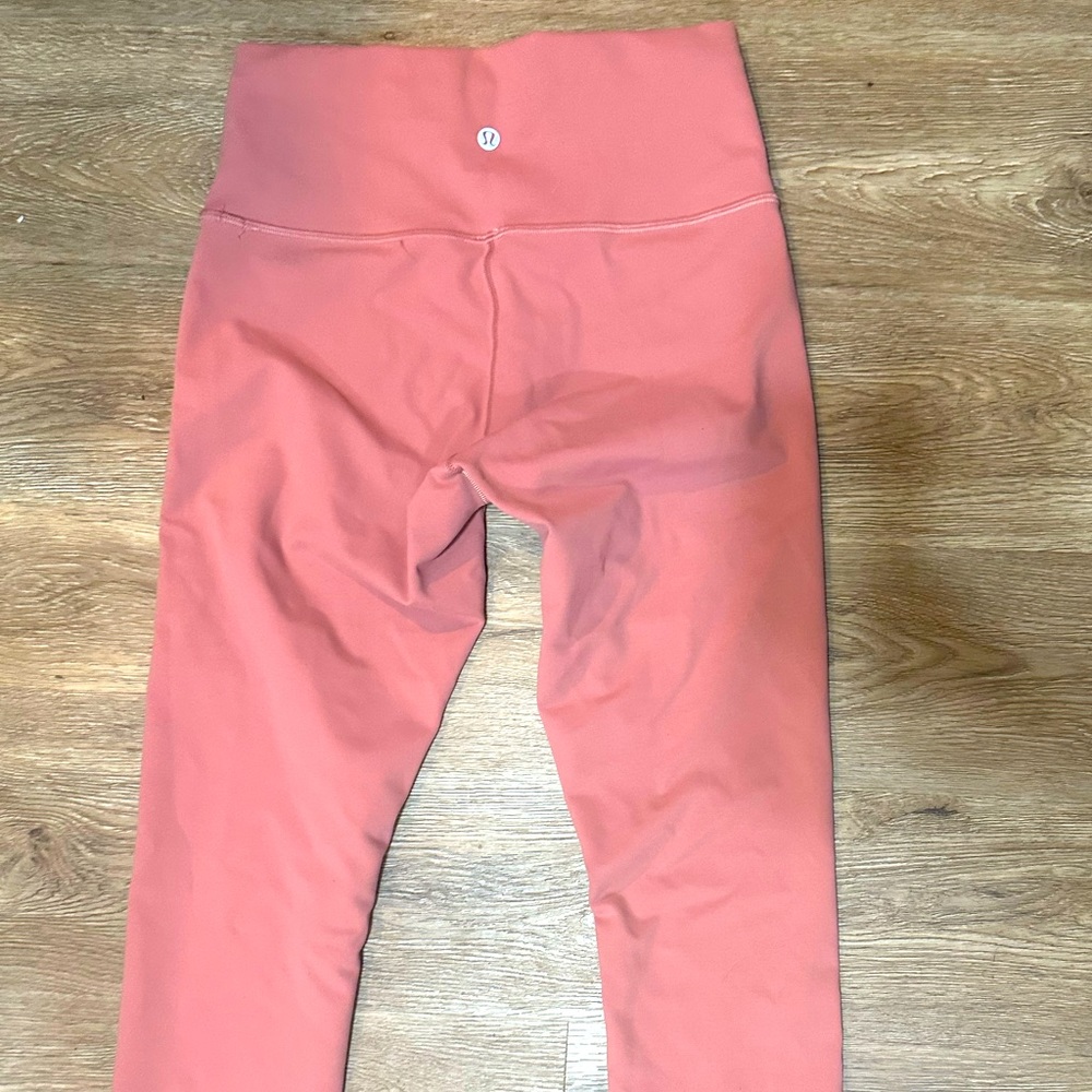 Lululemon Wunder Under HR Tight 25” Inseam  *FLUX Size 8 Rustic Coral RUSC 25806